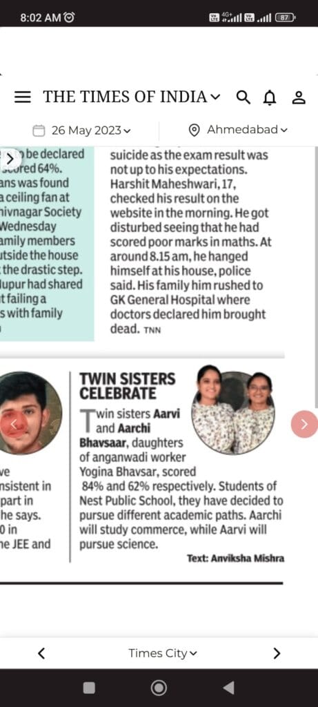 Twin Sisters Celebrate